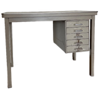 Vintage Gispen Bureau (secretaresse Bureau) Met Lades thumbnail 1