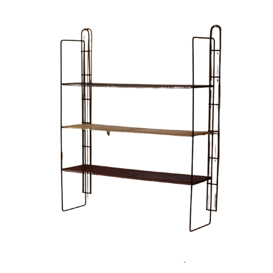 Driekleurige Stringplank In Geperforeerd Metaal 1