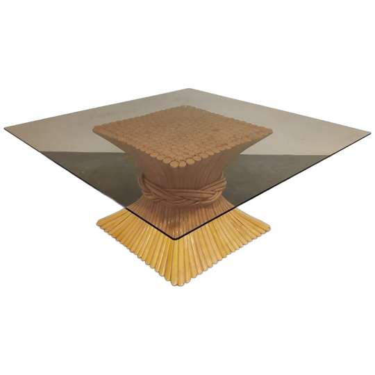 Bamboo Coffee Table By Mcguire, 1980s 1