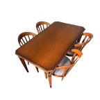 Mid-Century Bruin, Bronskleurig Eetkamerstoel thumbnail 1