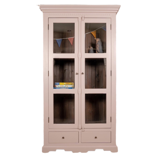 Vintage Kast In Zachtroze Kleur 1
