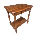 Antiek Brocante Tafeltje Sidetable Met Lade 70 X 73 Cm thumbnail 1