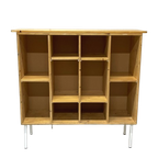 Vintage School Vakkenkast Roomdivider Boekenkast thumbnail 1
