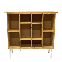 Vintage School Vakkenkast Roomdivider Boekenkast