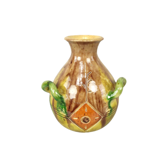 Vaas In Vlaams Aardewerk 19cm 1
