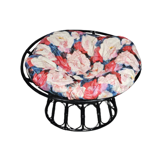 Papasan Rattan Lounge Chair 1970s Width 120 Height 70 Cm 1
