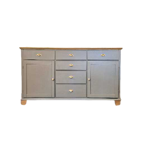 Modern Look Dressoir/ Kast In Taupe En Goud