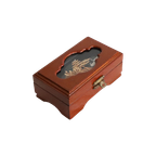 Vintage Chinese Lak Sieraden Doosje, Jaren '70 thumbnail 1