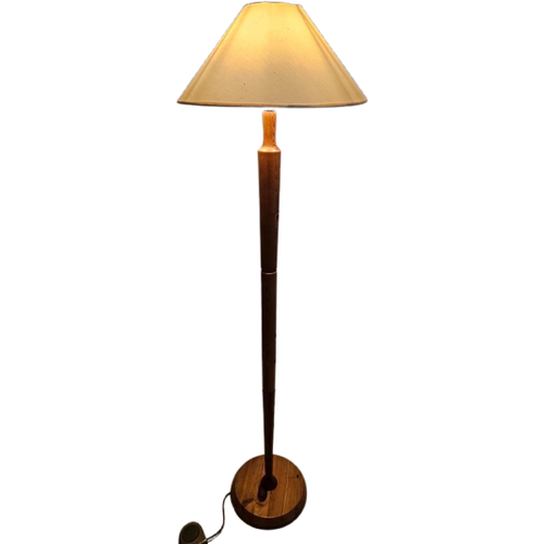 Zweedse Vintage Vloerlamp Grenen