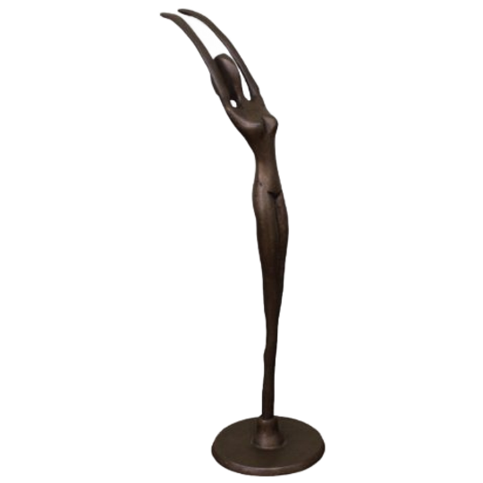 Vintage Bronzen Beeldje Ballerina 4/6 1