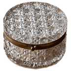 Antique Cut Crystal Baccarat Jewelry Box thumbnail 1