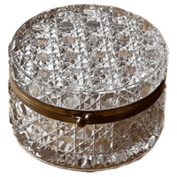 Antique Cut Crystal Baccarat Jewelry Box