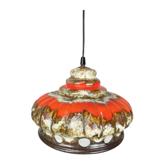 West Germany Keramiek Hanglamp 1