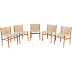 Gianfranco Frattini ‘nuela’ Chairs / Eetkamerstoel / Stoel, 1970’s Italy thumbnail 1