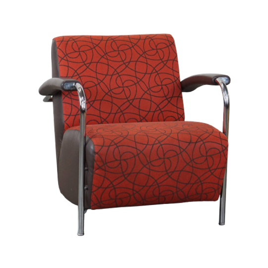 Mooie En Comfortabele Leolux Design Fauteuil/armchair Model Scylla Met Extra Rugkussen 1
