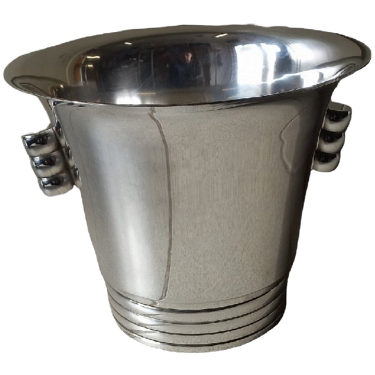 Verzilverde Art Deco Ijsemmer. 1