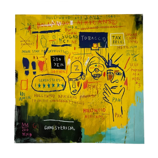 Jean Michel-basquiat After (1960-1988), Hollywood Africans, 1983 1
