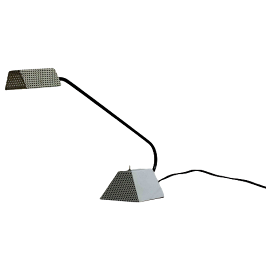 Geometrische Mid-century Vintage Bureaulamp, Frankrijk Jaren 50 1