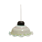 Vintage Art Deco Hanglamp )Paline Glas, Jaren '20 thumbnail 1