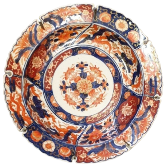 Bord (plate) Japans Imari Antiek Inkepinkjes | Kerst 1