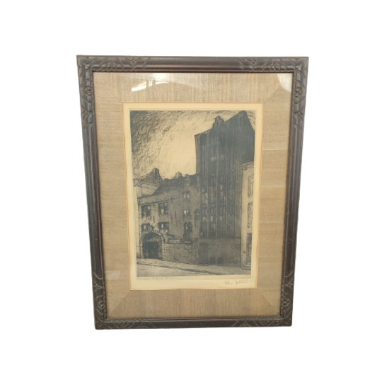 Albert Goethals - Ets - Brugge 't Zwart Huis 1