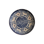 Prachtig Delfs Blauw Wandbord Met Floraal Motief thumbnail 1