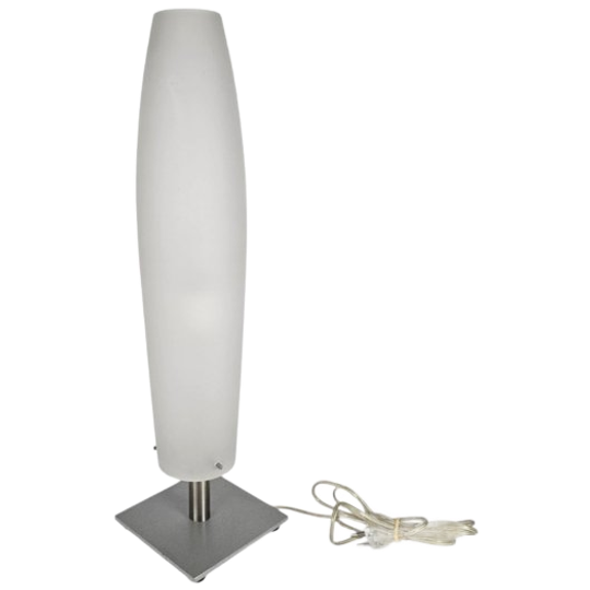 Hala Zeist - Murano - Gesatineerd Glas - Metaal - Tafellamp - 80s 1