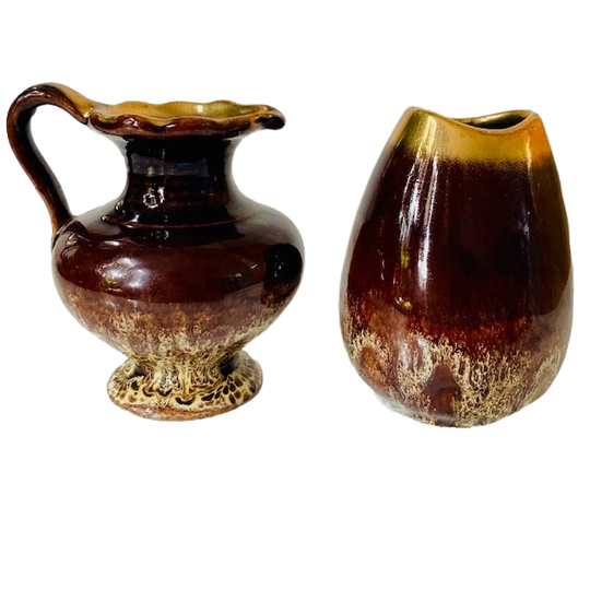 West-germany Jasba Set Vissenbekvaasje En Kannetje 1950 1