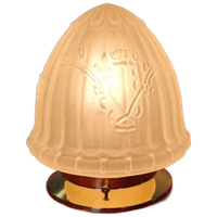 Art Deco Plafondlamp Van Gesatineerd Glas, Jaren 20