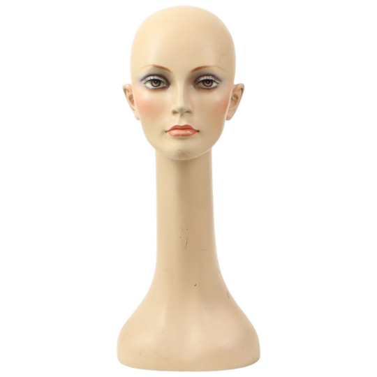 Vintage Mannequin Etalage Hoofd Buste Vrouw Paspop 52cm 1