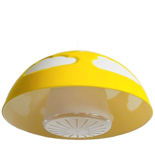 IKEA Skoljig Wolkenlamp Hanglamp Geel Wit Henrik Preutz 1990’s 1