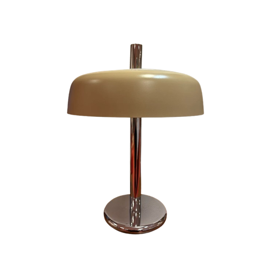 Beige Mushroom Table Light Model 7604-311 By Egon Hillebrand For Hillebrand Leuchten 1