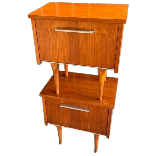 Vintage Nachtkastjes Set - Jaren 60/70 1