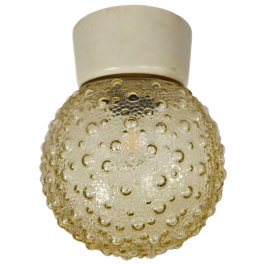 Vintage - Space Age - Bubble Glas - Helena Tynell Stijl - Plafonniere - 60's 1