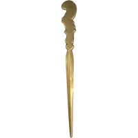 Decoratieve Messing Brievenopener, 19 Cm Lang