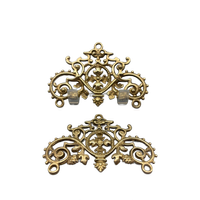 Set Antiek Koperen Ornamenten 2 Stuks