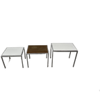 Sett Off 3 Sidetables With Reversibel Top Design Cees Braakman For Pastoe thumbnail 1