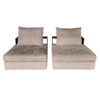 2 X Flexform Groundpiece 1-zit Sofa
