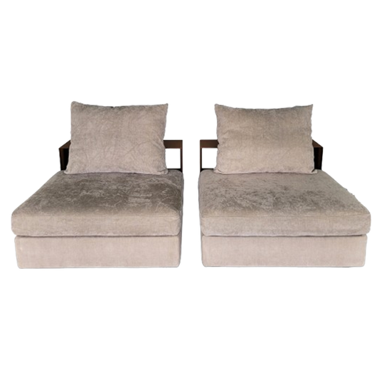 2 X Flexform Groundpiece 1-zit Sofa 1