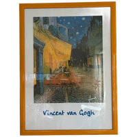 Grote Vintage Kunstposter Van Gogh (Arles) In Gele Lijst