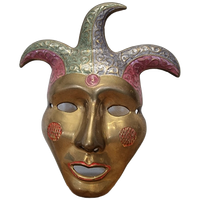Vintage Messing Carnavals Masker