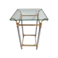 Paris Zilver- En Goudchromen Bijzettafel, 1970'S