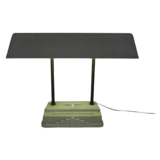 Art Deco Bureaulamp Sevadac Met Tl-lamp 1