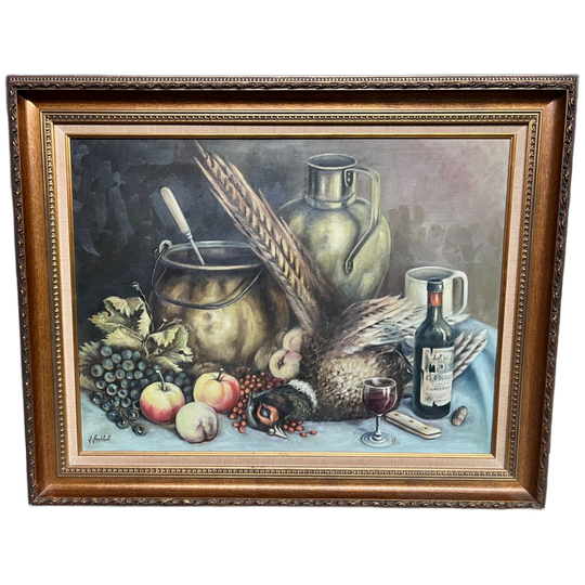 J. Gosthals. Stilleven. Olieverf Op Doek. 1