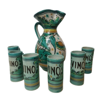 Vintage Spaans Mexicaanse Wijnset Decoratieset El Puente