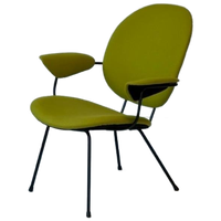 Kembo 302 Fauteuil Vintage Wh Gispen Design Armstoel Groen