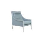 Leather Gio Ponti Lounge Chair Model Dezza For Poltrona Frau thumbnail 1