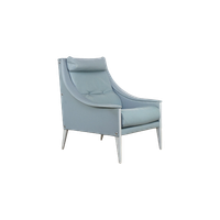 Leather Gio Ponti Lounge Chair Model Dezza For Poltrona Frau