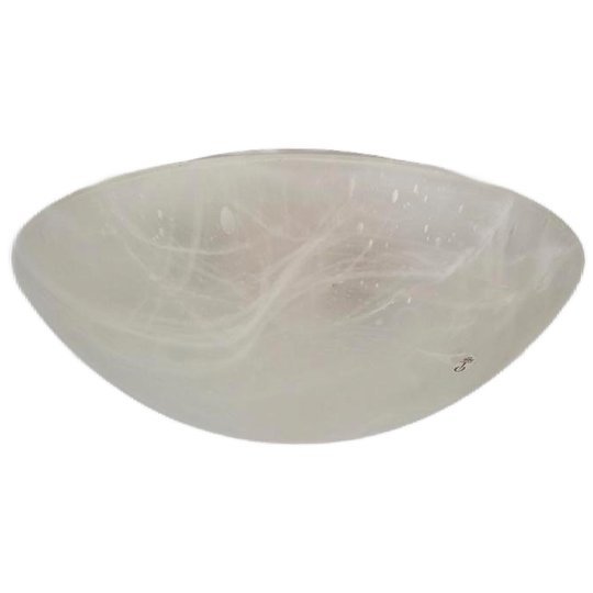 Vintage Peill & Putzler Plafondlamp Frosted Glas Lamp ´60 1