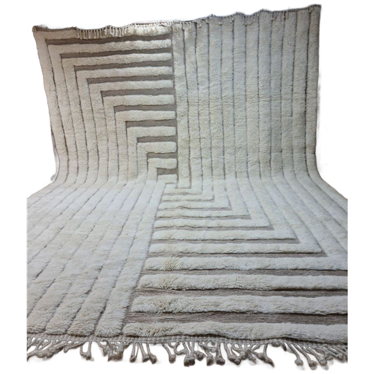 Luxe Marokkaans Berber Mrirt Tapijt 400X300 Cm - Hoogwaardige 100% Wol, Handgemaakt 1